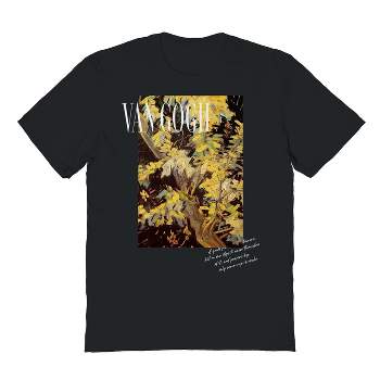 Pierce Archive Men's Van Gogh Confusion Tee Short Sleeve Graphic Cotton T-shirt