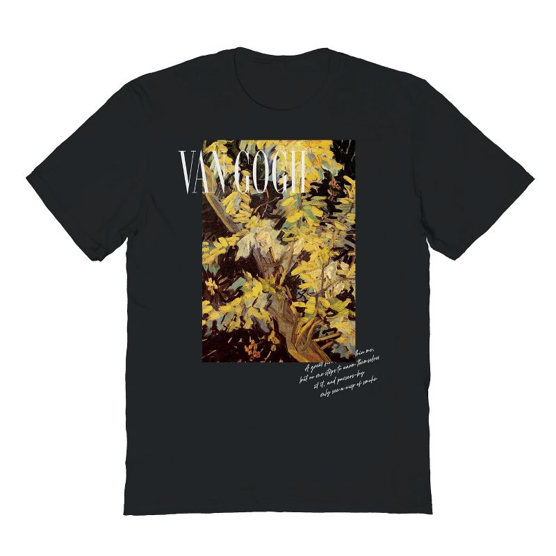 Pierce Archive Men's Van Gogh Confusion Tee Short Sleeve Graphic Cotton T-shirt, 1 of 2
