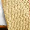 Slickblue 3 PC Handmade Full/Queen Quilt Set, Reversible Vermicelli Quilted, Horizontal Stripes, 37 Color Options - 4 of 4