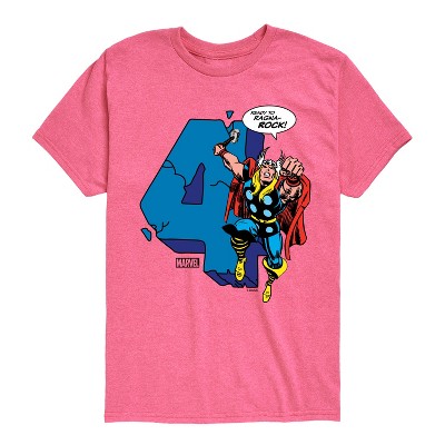 Boys' - Marvel - Thor Birthday Four Short Sleeve Graphic T-Shirt