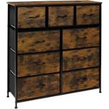 Sorbus Drawer Dresser for Bedroom Home and Office Rust
