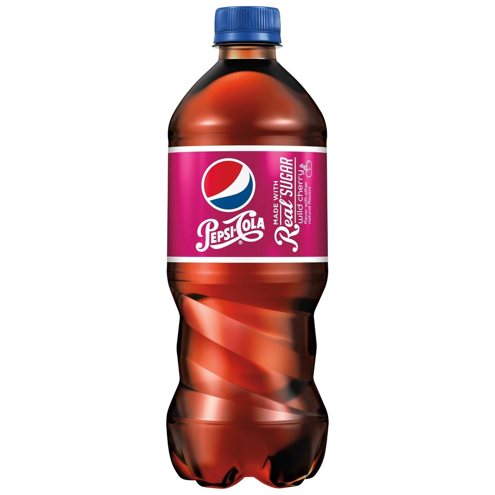 UPC 012000130557 product image for Pepsi Wild Cherry Real Sugar Cola - 20 fl oz Bottle | upcitemdb.com