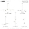 Livex Lighting Bannister 3 - Light Pendant in  White - 3 of 3
