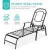 Best Choice Products Adjustable Outdoor Chaise Lounge Chair for Patio, Poolside w/ UV-Resistant Cushion - 3 of 4
