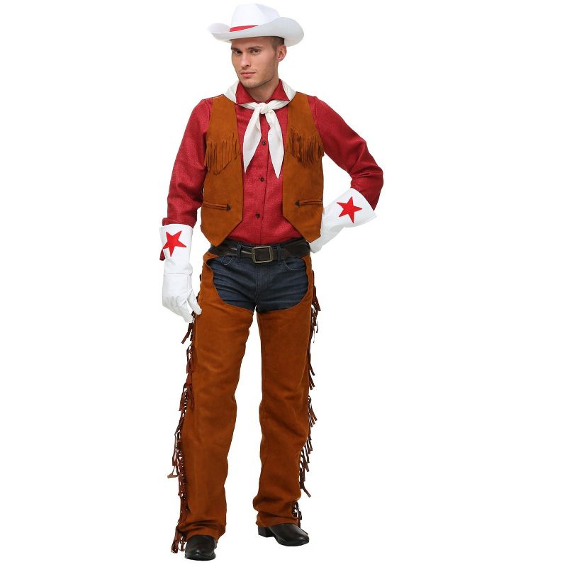 HalloweenCostumes.com Adult Rodeo Cowboy Costume, 1 of 3