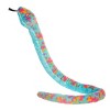 Aurora X-Large Colorful Tie Dye Snake Playful Stuffed Animal Blue 50" - 2 of 4