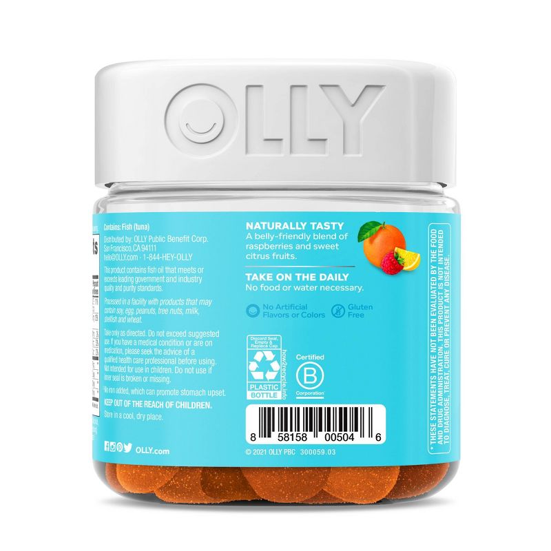  OLLY Essential Prenatal Multivitamin Gummies - Sweet Citrus, 4 of 11