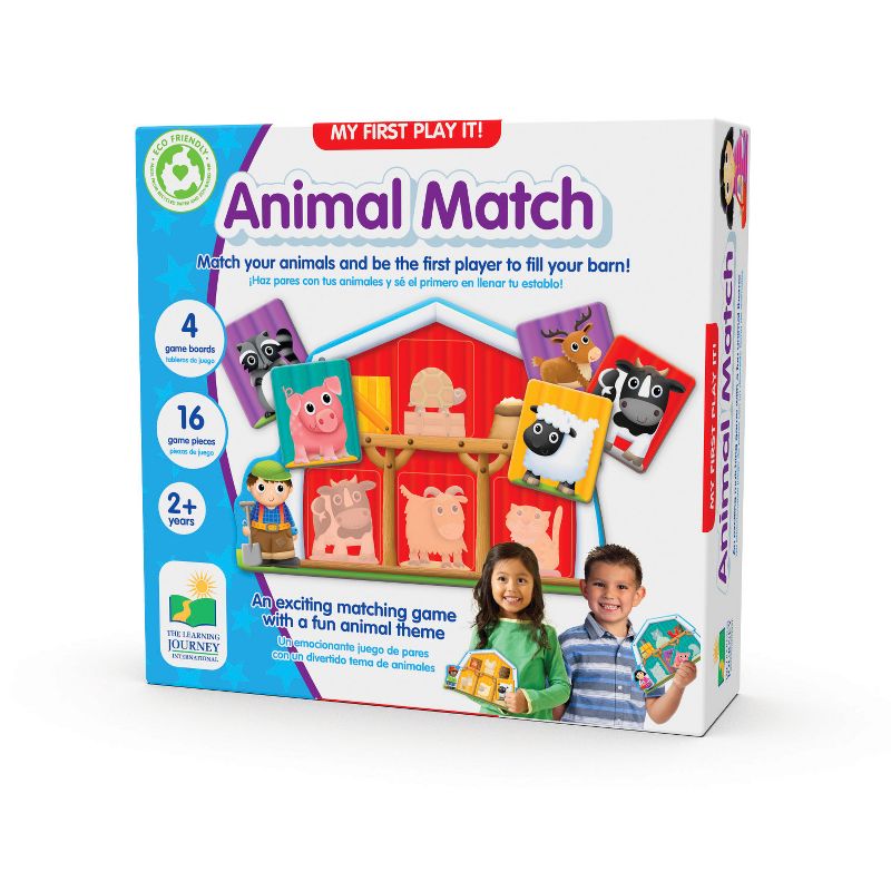 The Learning Journey My First Play It! Game - Animal Match, 3 of 7