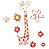 Slickblue Giraffe's Family Vinyl Wall Decals - Quick & Easy Decorative Stickers for Home, Kids' Room, and Nursery - 3 of 3