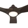 54" Casa Vieja Hermosa Wind Emperial Bronze LED Damp Ceiling Fan - 3 of 4