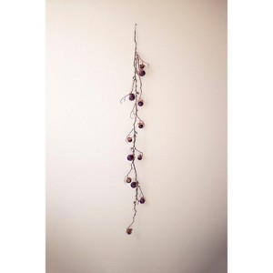 Purple Botanica Garland 67"L, EVA Foam Multi-Color Faux Floral Decor By Kalalou - 1 of 3