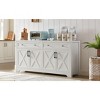 Okak 61" Multifunctional TV Stand for Living Room, Dresser for Bedroom, Capacity Ctorage Cabinet for Kitchen Entryway - 3 of 4