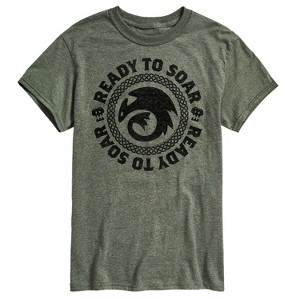 Men's - How to Train Your Dragon - Ready To Soar Short Sleeve Graphic T-Shirt - 1 of 4