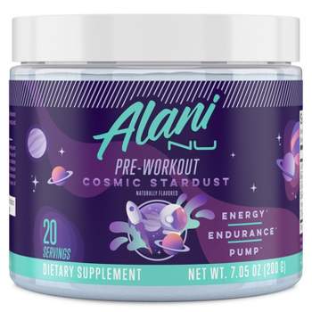 Alani Nu Nutrition Pre-Workout Energy Powder - Cosmic Stardust - 7.05oz