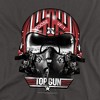 Top Gungoose Helmet Adult T-Shirt Charcoal - 2 of 4