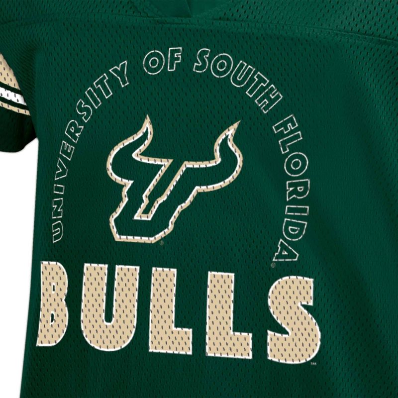 NCAA South Florida Bulls Women&#39;s Mesh Jersey T-Shirt, 3 of 4