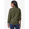 Jessica London Women's Plus Size Cable Crewneck Sweater - 3 of 4