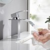 SUMERAIN Modern Waterfall Bathroom Sink Faucet with Single handle 304 Stainless Steel  Chrome Finish - 4 of 4