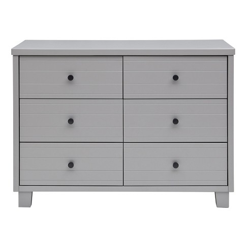 Simmons Kids Rowen Double Dresser Gray Target