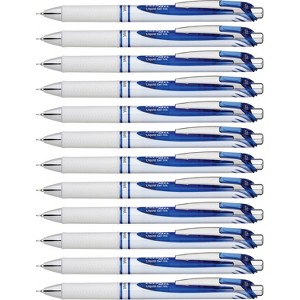 Pentel Gel Pen Retractable/Refillable Needle Tip 0.5mm 12/DZ BE Ink BLN75PWCDZ - 1 of 2