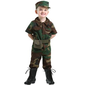 HalloweenCostumes.com Boy's Toddler Infantry Soldier Costume - 1 of 2