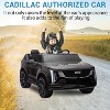24V Licensed Cadillac Ride On Truck Car for Kids,2 Seater Electric Vehicle w/Parent Remote Control - 4 of 4