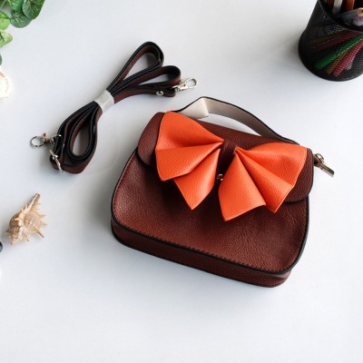 Slickblue Colorful Faux Leather Clutch Purse, Multicolor Design, Shoulder Bag, Casual Style, Brown, 5.5" x 5.1" — фото 3