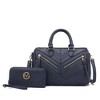 MKF Collection Lara Women’s Satchel Bag – Stylish and Spacious Handbag with Matching Wallet – by Mia K - 2 of 4