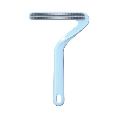 Double-Sided Electrostatic Hair Removal Brush Clothes Dust Removal Scraper(Blue)