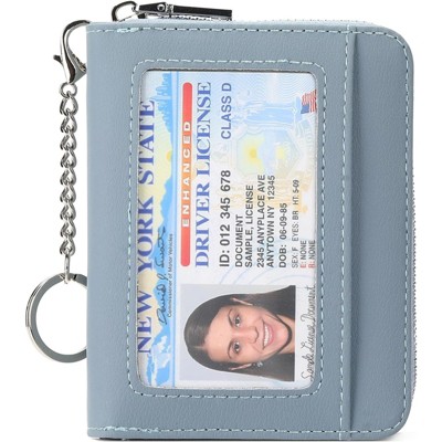 Clotth Women’s Wallet,RFID Blocking Slim Compact PU Leather Wallet with Keychain - Lightweight & Large Capacity for Everyday Use,Shopping,Travel