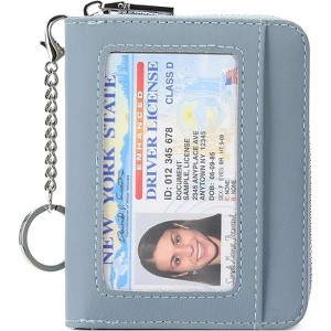 Clotth Women’s Wallet,RFID Blocking Slim Compact PU Leather Wallet with Keychain - Lightweight & Large Capacity for Everyday Use,Shopping,Travel - 1 of 4