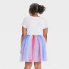 Girls' Hello Kitty Americana Tulle Dress - White - 3 of 4