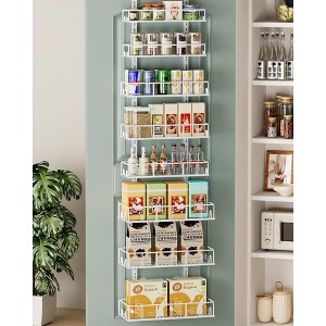 MOEPISY White 8-Tier Over The Door Pantry Organizer, Pantry Organization And Storage - 1 of 4