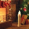 Mr. Christmas 24" LED Blow Mold Retro Metallic Candle Outdoor Christmas Decoration (Set of 2) - image 3 of 4