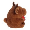 Aurora Small Brown Rolly Pet 5.5" Monty Moose Round Stuffed Animal : Target