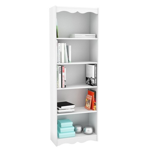 Tangkula 74 Tall Bookcase 4-tier Open Bookshelf With 2 Slide-out Drawers  Modern Display Shelf W/ Anti-toppling Device Wooden Storage Organizer White  : Target