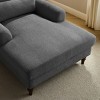 VANOMi 38.2'' Upholstered Chaise Lounge with Adjustable Backrest - 4 of 4