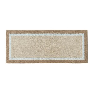 Vynxaria Bath Rugs and Mats 24x60" Tufted Bath Rug - Refined Border Design - 1 of 4