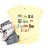 Simply Sage Market Women's Italy Travel Collage Short Sleeve Garment Dyed Tee - 2 of 4