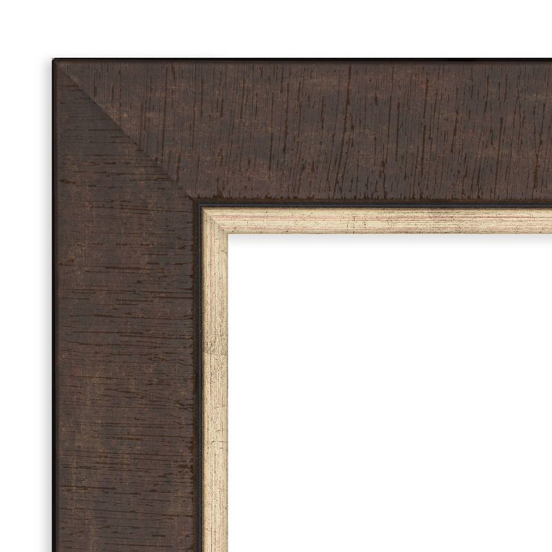 41&#34; x 29&#34; Non-Beveled Lined Bronze Wall Mirror - Amanti Art, 3 of 9