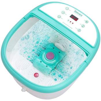 Belmint Foot Spa Bath Massager with Heat, 6 x Pressure Node Rollers and Bubbles