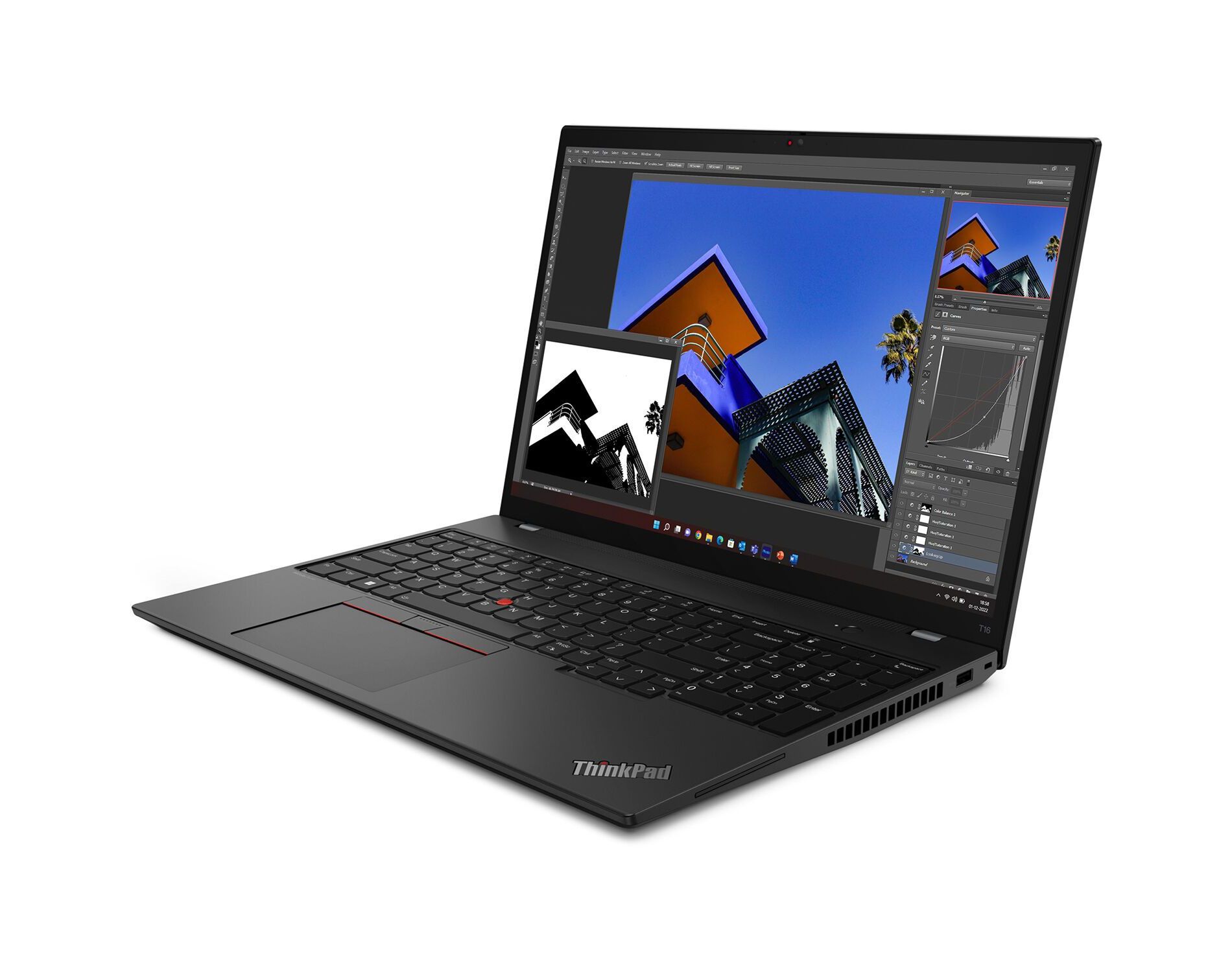 Lenovo ThinkPad T16 G2 16" FHD+ Laptop, Intel Core i5-1335U, 16GB RAM, 1TB SSD, Windows 11 Pro, Black (21HHS1EM00)