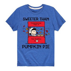 Boys' - Peanuts - Sweeter Than Pumpkin Pie Short Sleeve Graphic T-Shirt - 1 of 4