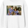 Grey’s Anatomy George O’Malley & Dr. Cristina Yang Adult White Crew Neck Long Sleeve Sweatshirt - 2 of 4