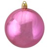 Northlight Shiny Shatterproof Christmas Ball Ornaments 3.25" (80mm) - Bubblegum Pink - 32ct - 3 of 3