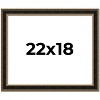 PosterPalooza | Ornate Brown Picture Frame - UV Acrylic, Backing Board, Hanging Hardware Included - 2 of 4