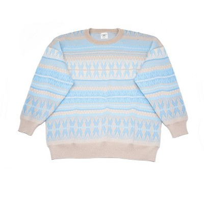 Girl Aspen Ski Snowflake Sweater - Sunkissed Coconut