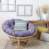 Outdoor Round Papasan Chair Cushion - Sorra Home - 2 of 3