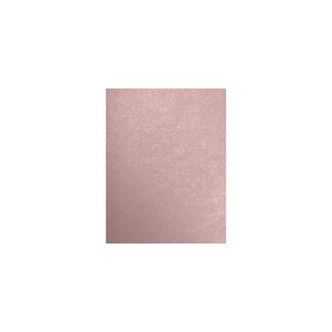 LUX 8 1/2 x 11 Cardstock 50/Pack Misty Rose Metallic - Sirio Pearl (81211-C-M203-50) - 1 of 1