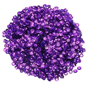 Unique Bargains Loose Shine Smooth DIY Crafts Sewing Cup Iridescent Sequins 3000 Pcs - 1 of 4